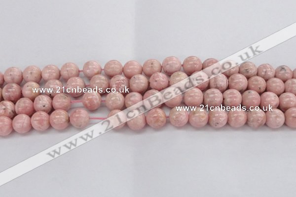 CRC923 15.5 inches 10mm round natural rhodochrosite beads