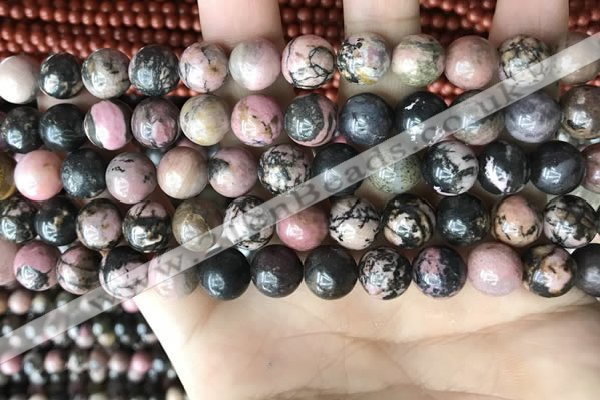 CRD353 15.5 inches 10mm round rhodonite beads wholesale