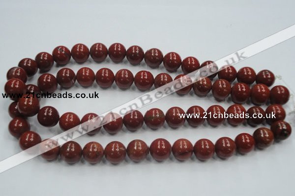 CRE02 16 inches 14mm round natural red jasper beads wholesale