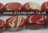 CRE21 16 inches 16*25mm nugget natural red jasper beads wholesale