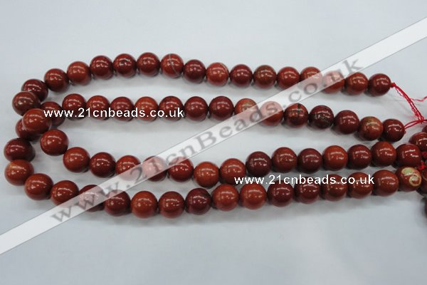 CRE28 15.5 inches 12mm round red jasper gemstone beads wholesale