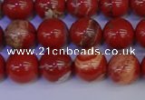 CRE303 15.5 inches 10mm round red jasper beads wholesale