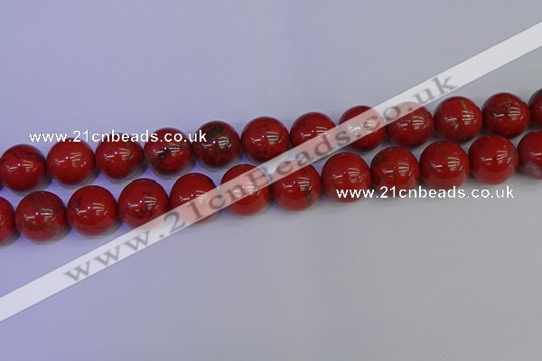 CRE307 15.5 inches 18mm round red jasper beads wholesale