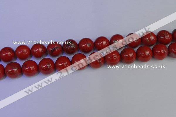 CRE308 15.5 inches 20mm round red jasper beads wholesale