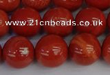 CRE314 15.5 inches 12mm round red jasper beads wholesale