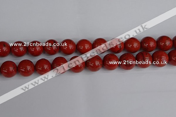 CRE315 15.5 inches 14mm round red jasper beads wholesale