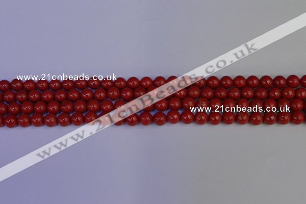 CRE321 15.5 inches 6mm round red jasper beads wholesale