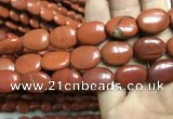 CRE64 15.5 inches 13*18mm oval red jasper beads wholesale