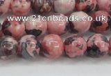 CRF303 15.5 inches 10mm round dyed rain flower stone beads wholesale