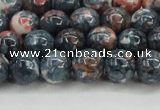 CRF331 15.5 inches 10mm round dyed rain flower stone beads wholesale