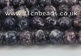 CRF336 15.5 inches 6mm round dyed rain flower stone beads wholesale