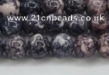 CRF338 15.5 inches 10mm round dyed rain flower stone beads wholesale