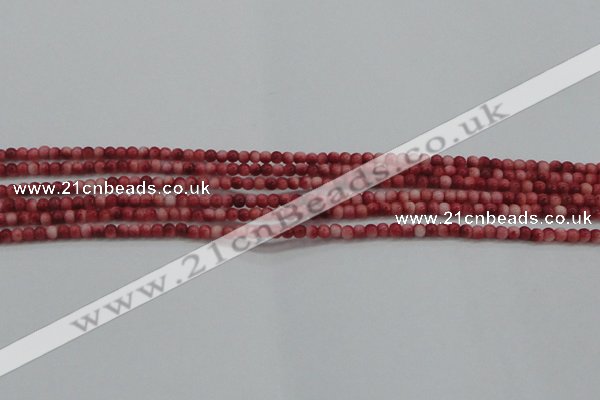 CRF426 15.5 inches 2mm round dyed rain flower stone beads wholesale