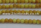 CRF436 15.5 inches 3mm round dyed rain flower stone beads wholesale