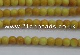 CRF436 15.5 inches 3mm round dyed rain flower stone beads wholesale