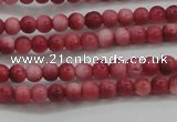 CRF438 15.5 inches 3mm round dyed rain flower stone beads wholesale