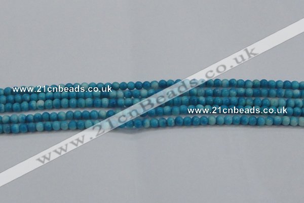 CRF440 15.5 inches 3mm round dyed rain flower stone beads wholesale