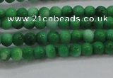 CRF441 15.5 inches 3mm round dyed rain flower stone beads wholesale