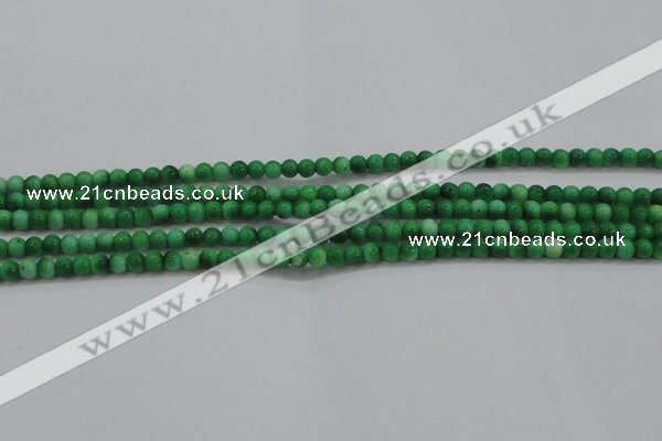 CRF441 15.5 inches 3mm round dyed rain flower stone beads wholesale