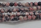 CRF445 15.5 inches 3mm round dyed rain flower stone beads wholesale