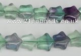 CRG04 15.5 inches 12*12mm star fluorite gemstone beads wholesale