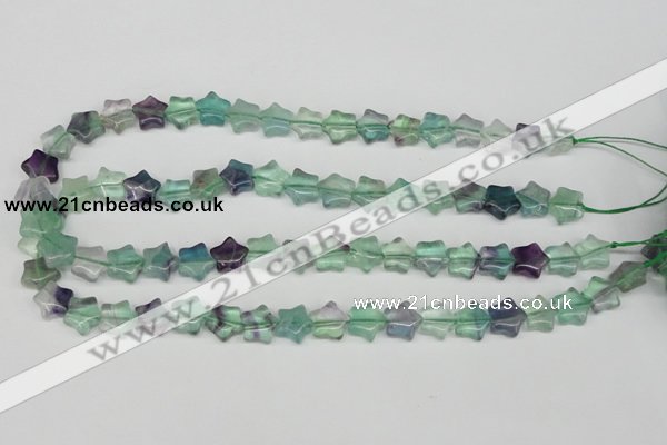 CRG04 15.5 inches 12*12mm star fluorite gemstone beads wholesale