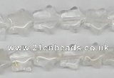 CRG08 15.5 inches 12*12mm star white crystal gemstone beads wholesale