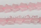 CRG11 15.5 inches 12*12mm star rose quartz gemstone beads wholesale