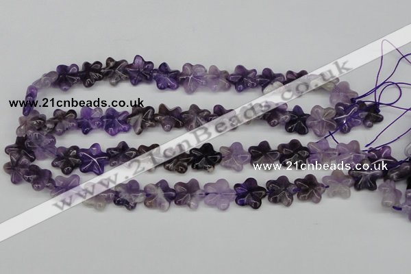 CRG19 15.5 inches 16*16mm star amethyst gemstone beads wholesale