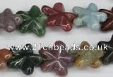 CRG24 15.5 inches 16*16mm star Indian agate gemstone beads wholesale