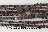 CRG30 15.5 inches 6mm flat star poppy jasper beads wholesale