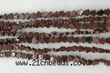 CRG32 15.5 inches 6mm flat star mahogany obsidian beads wholesale