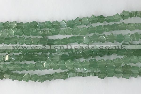 CRG37 15.5 inches 6mm flat star gemstone beads wholesale