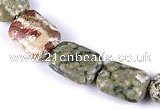 CRH07 different sizes rectangle natural rhyolite bead Wholesale