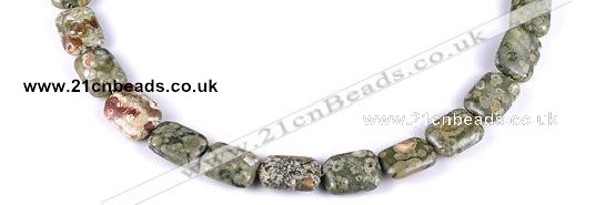 CRH07 different sizes rectangle natural rhyolite bead Wholesale