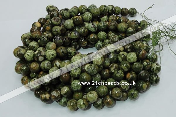 CRH100 15.5 inches 14mm round rhyolite beads wholesale