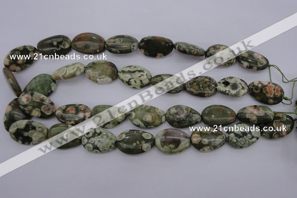 CRH148 15.5 inches 18*25mm freeform rhyolite gemstone beads