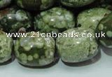 CRH16 15.5 inches 16*20mm egg-shaped rhyolite beads wholesale