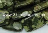 CRH27 15.5 inches 18*24mm rectangle rhyolite beads wholesale