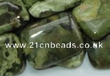 CRH28 15.5 inches 22*30mm rectangle rhyolite beads wholesale