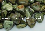 CRH31 15.5 inches 12*12mm triangle rhyolite beads wholesale