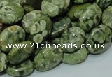CRH43 15.5 inches 10*14mm oval rhyolite beads wholesale