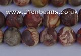 CRH512 15.5 inches 8mm round matte rhyolite gemstone beads