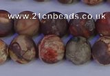 CRH513 15.5 inches 10mm round matte rhyolite gemstone beads