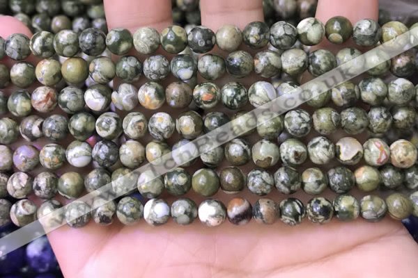 CRH561 15.5 inches 6mm round rhyolite beads wholesale