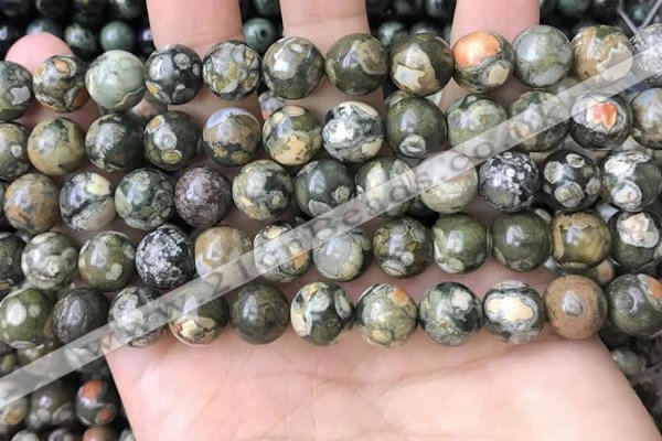 CRH563 15.5 inches 10mm round rhyolite beads wholesale