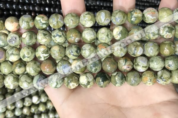 CRH573 15.5 inches 10mm round rhyolite gemstone beads wholesale