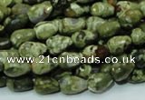 CRH63 15.5 inches 8*12mm faceted teardrop rhyolite beads wholesale