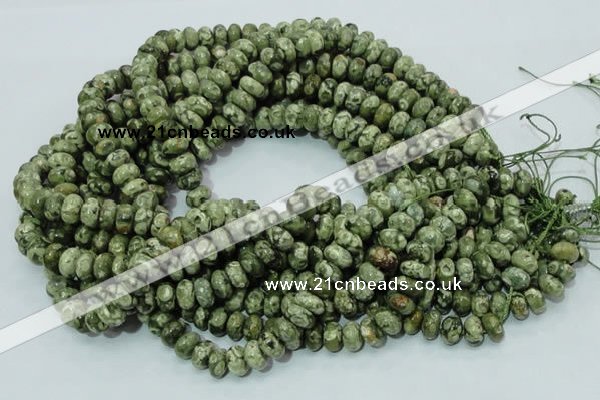 CRH96 15.5 inches 6*10mm rondelle rhyolite beads wholesale