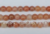 CRJ200 15.5 inches 6mm round natural red jade gemstone beads